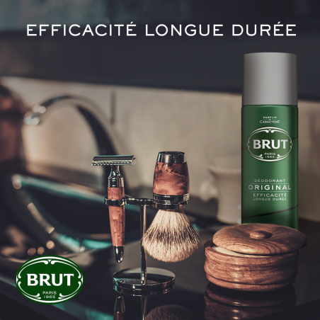 Pack de 6 - BRUT Déodorant Homme Spray Original 200ml