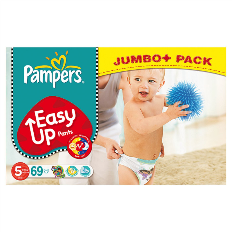 Pampers Couches Easy Up Pants Taille 5 69 Couches