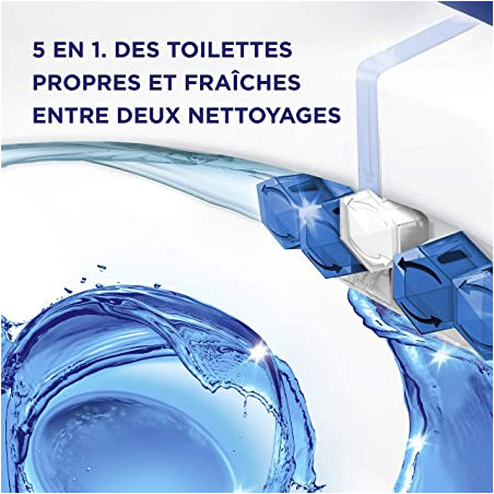 5 Blocs WC Domestos Power Five Océan (Lot de 5)