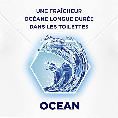 5 Blocs WC Domestos Power Five Océan (Lot de 5)