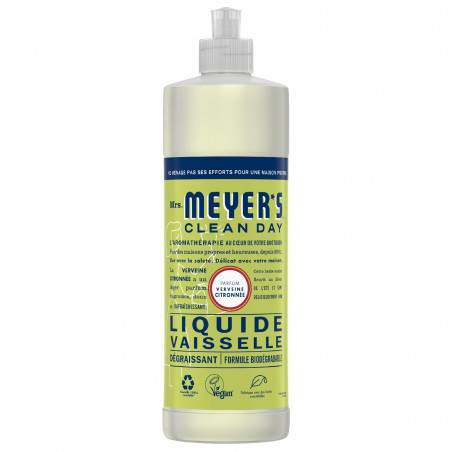 Mrs Meyer's - Liquide Vaisselle Parfum Verveine Citronnee 473 Ml