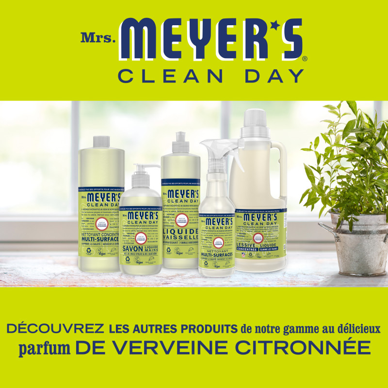 Mrs Meyer's - Liquide Vaisselle Parfum Verveine Citronnee 473 Ml