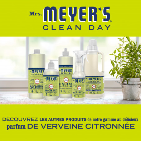 Mrs Meyer's - Liquide Vaisselle Parfum Verveine Citronnee 473 Ml Mrs Meyer's - Liquide Vaisselle Parfum Verveine Citronnee 473 Ml