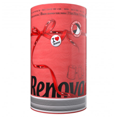 Renova - rouleau essuie-tout Red Label Rouge