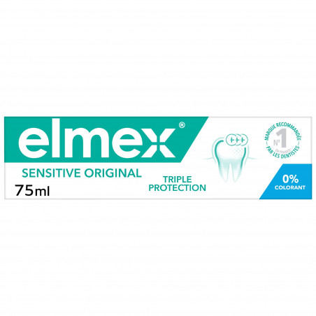 ELMEX DENT SENSI ORIGINAL 0 COLORANT 75ML