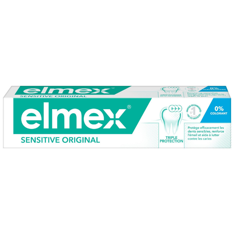 ELMEX DENT SENSI ORIGINAL 0 COLORANT 75ML