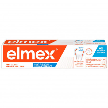 ELMEX DENT AC BLANCHEUR DOUCE 0 COLORANT 75ML
