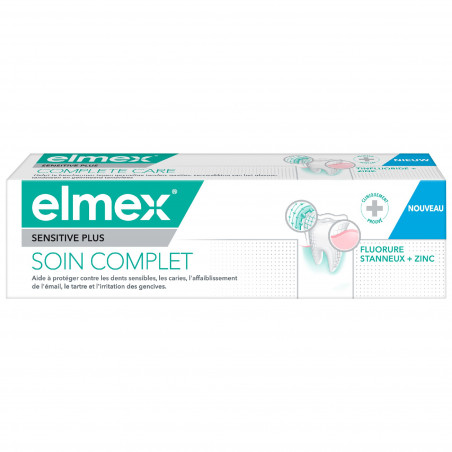 ELMEX DENTIFRICE SENSITIVE SOIN COMPLET 75ML