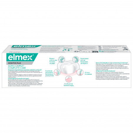ELMEX DENTIFRICE SENSITIVE SOIN COMPLET 75ML