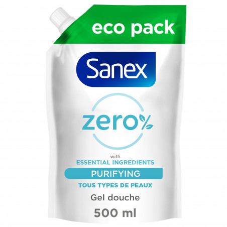 SANEX ESSENTIEL PEAU PURIFIEE RECHARGE 500ML