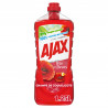 AJAX Nettoyant Ménager Sols et Multi Surfaces Fête des Fleurs Champs de Coquelicots Lot de 12 x 1250ml