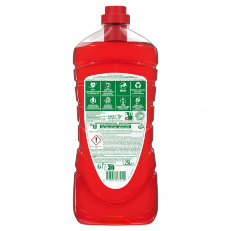 AJAX Nettoyant Ménager Sols et Multi Surfaces Fête des Fleurs Champs de Coquelicots Lot de 12 x 1250ml