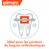 ELMEX Dentifrice Anti-Caries Blancheur Douce Bouclier Double Protection 0% Colorant Lot de 12 x 75ml