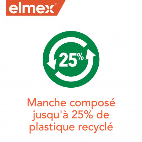 ELMEX Brosse à Dents Manuelle Médium Anti-Caries Précision Interdentaire Lot de 6 unités