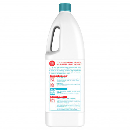 LA CROIX Eau de Javel Plus Forêt d'Eucalyptus Lot de 8 x 1500ml