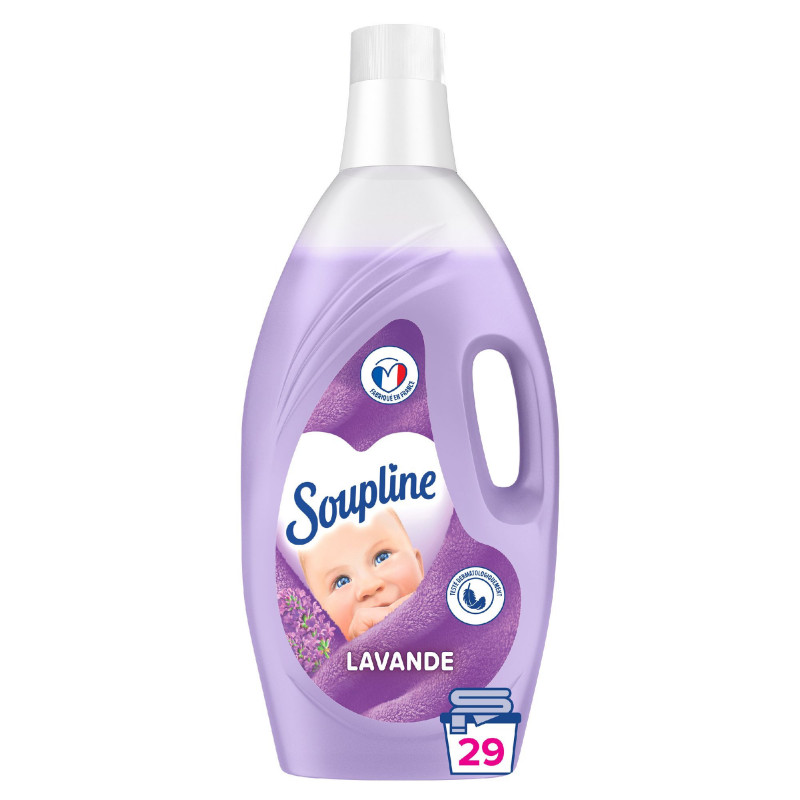 SOUPLINE Adoucissant Linge Fraîcheur Lavande Lot de 8 x 1900ml