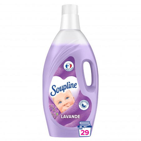 SOUPLINE Adoucissant Linge Fraîcheur Lavande Lot de 8 x 1900ml