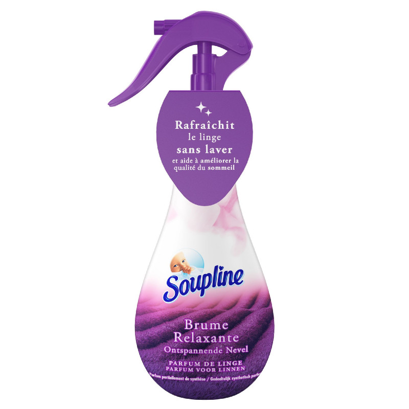 SOUPLINE Spray Brume Relaxante Parfum Lavande Lot de 6 x 250ml