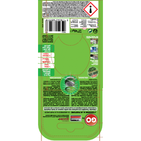 Pack de 2 - Rubson - Absorbeur Go Appareil J'Absorbe Et Je Parfume Boisé