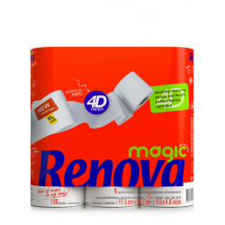 Renova - 9 Rouleaux Papier hygiénique Magic
