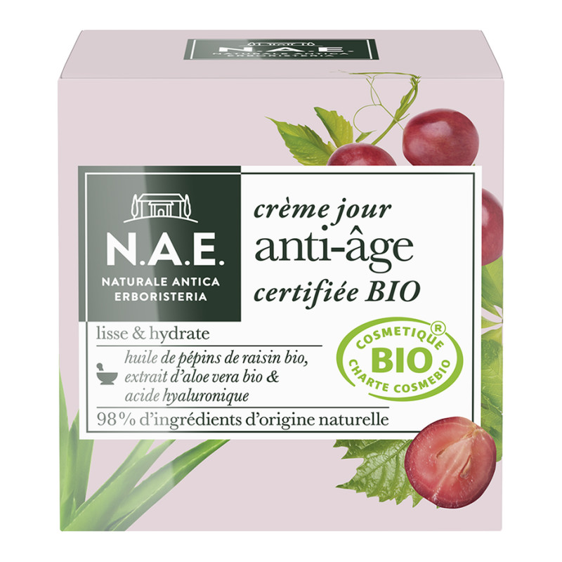 Lot de 2 - N.A.E - Crème Visage Jour Anti-Âge Bio - 50 ml