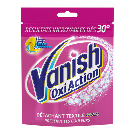 Pack de 10 - Vanish Détachant Oxi Action Poudre Gold 30° Sachet de 250g
