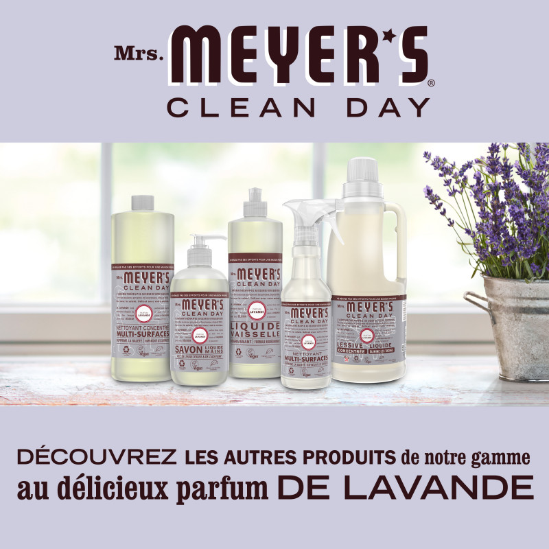 Mrs Meyer's - Pack de 6 Nettoyant Multi Surface Concentre Parfum Lavande 946 Ml