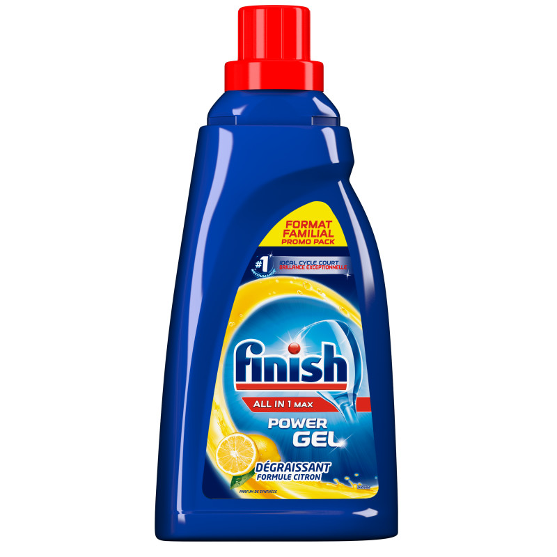 Pack de 4 Finish Gel Tout en 1 Citron - Format Familial