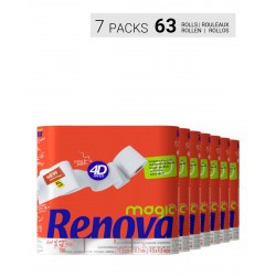 Renova - 7 x 9 Rouleaux Papier hygiénique Magic