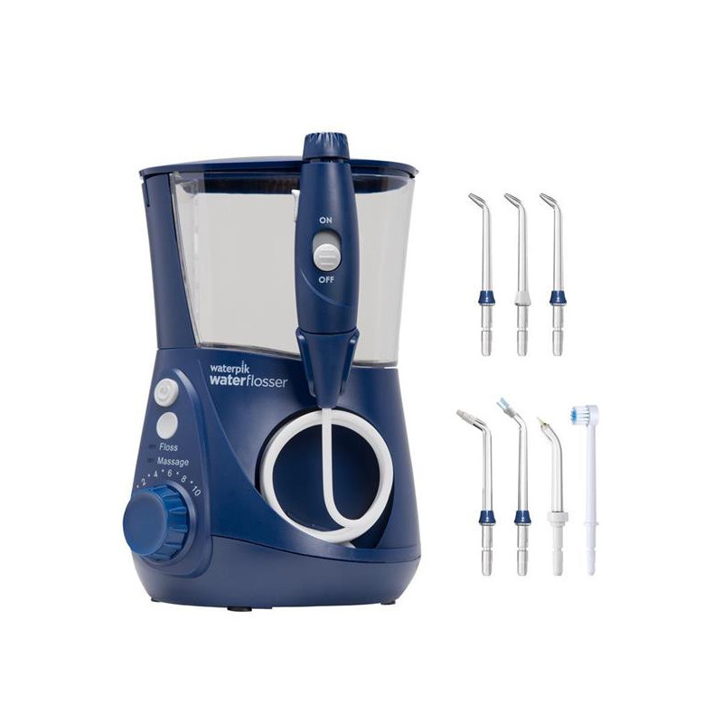 Waterpik - Hydropulseur Fixe Ultra Professionnel WP-663 Bleu