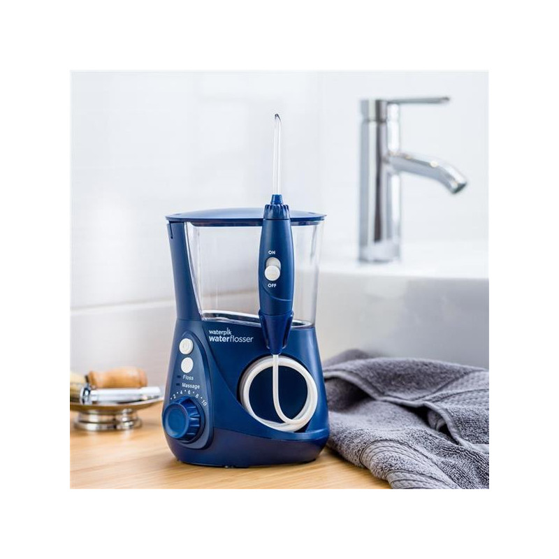 Waterpik - Hydropulseur Fixe Ultra Professionnel WP-663 Bleu