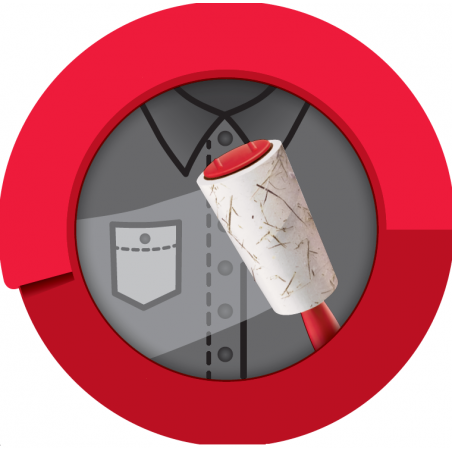 Lot de 6 Brosses adhésive recharge 2x29 feuilles