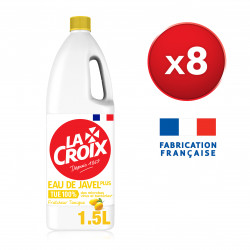 LA CROIX Eau de Javel Plus Fraîcheur Tonique Lot de 8 x 1500ml