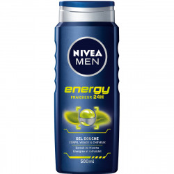 Gel douche 3en1 NIVEA MEN Energy 500ml