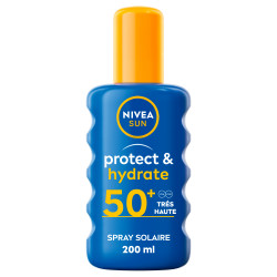Protection crème solaire spray NIVEA SUN FPS 50+ PROTECT & HYDRATE 200ml