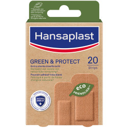 HANSAPLAST GREEN & PROTECT - 20 pansements - 2 formats