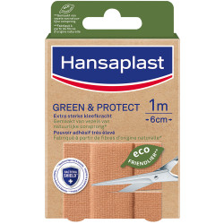 Pack de 3 - HANSAPLAST GREEN & PROTECT - bandes à découper 10 x 6cm