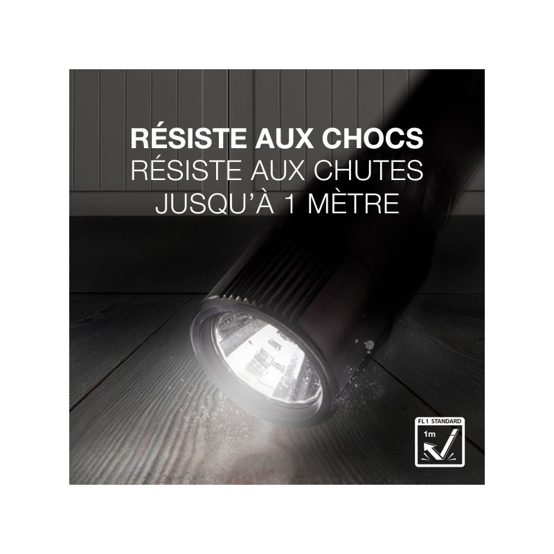 LAMPE TORCHE FAISCEAU RÉGLABLE X FOCUS GRAND MODÈLE 2AAA - 50 LUMENS