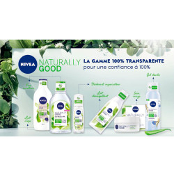 Pack de 2 - Crème visage nuit NIVEA Régénérante Huile d'Argan BIO Naturally Good 50ml