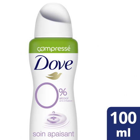 Pack de 6 - Dove 0% soin apaisant ATO compressé 100ML