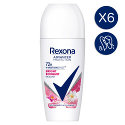 6 Déodorants REXONA Bille Bright Bouquet (Lot 6x50ml)