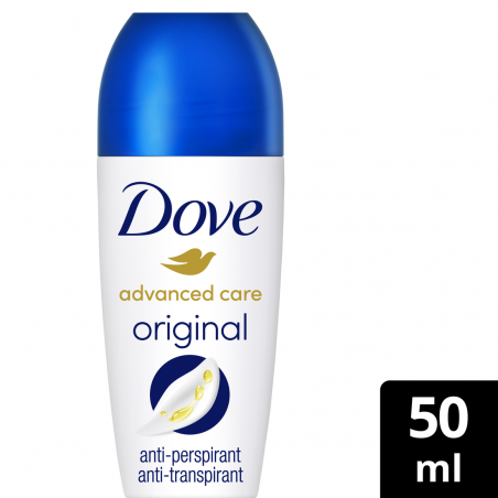 6 Déodorants DOVE Bille Anti-Transpirant Advanced Care Original 50ml (Lot 6x50ml)