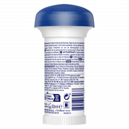 Pack de 6 - DOVE Déodorant Femme Stick Crème Anti-Transpirant Original 50ml