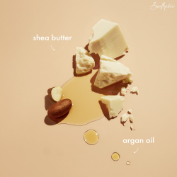 Shampooing Shea Moisture Hydratant et fortifiant au miel et yaourt aux huiles de Mafura et de baobab