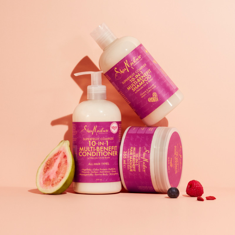 Masque Shea Moisture Superfruits Hydratant Complexe de Superfruits 10en1 (355ml)