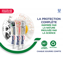 6x75ml Dentifrices Signal Integral 8 Nature Elements Soin Gencives (Lot de 6x75ml )
