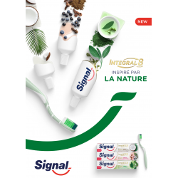 6x75ml Dentifrices Signal Integral 8 Nature Elements Soin Gencives (Lot de 6x75ml )