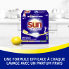 3x60 Tablettes Lave-Vaisselle Sun Classic Citron Efficacité & Brillance (180 lavages)