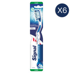 6 Brosses à Dents Signal Système Blancheur Eclat Intense Souple (Lot de 6 )