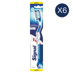 6 Brosses à Dents Signal Système Blancheur Eclat Intense Medium (Lot de 6 )